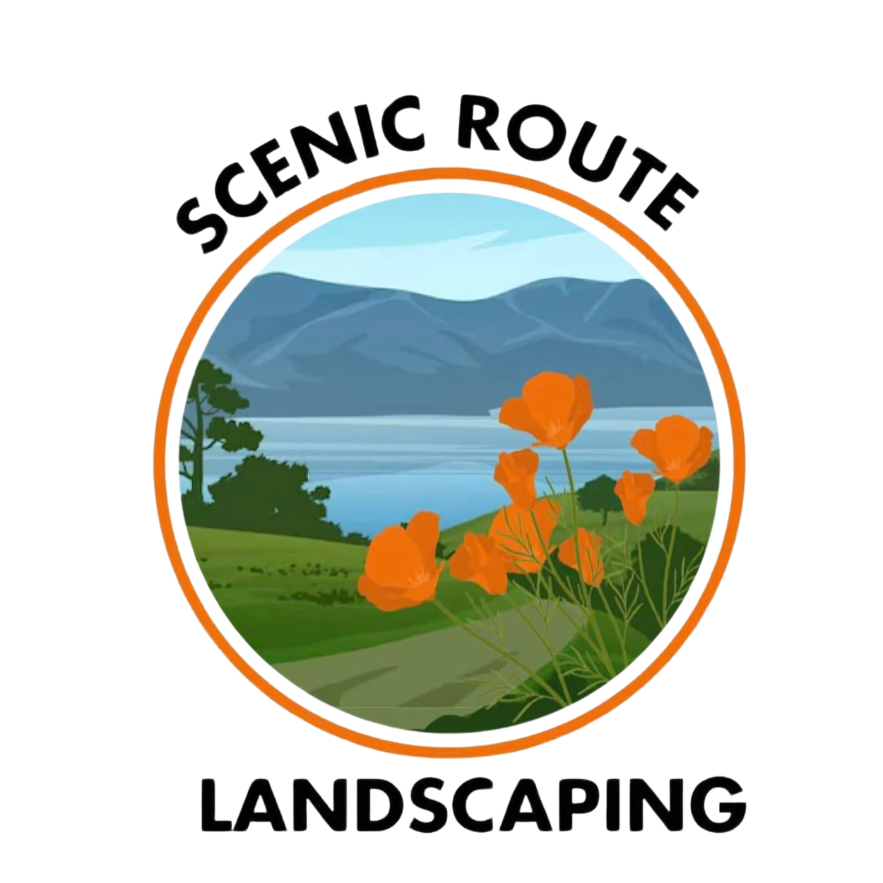 SCENIC ROUTE LANDSCAPING logo