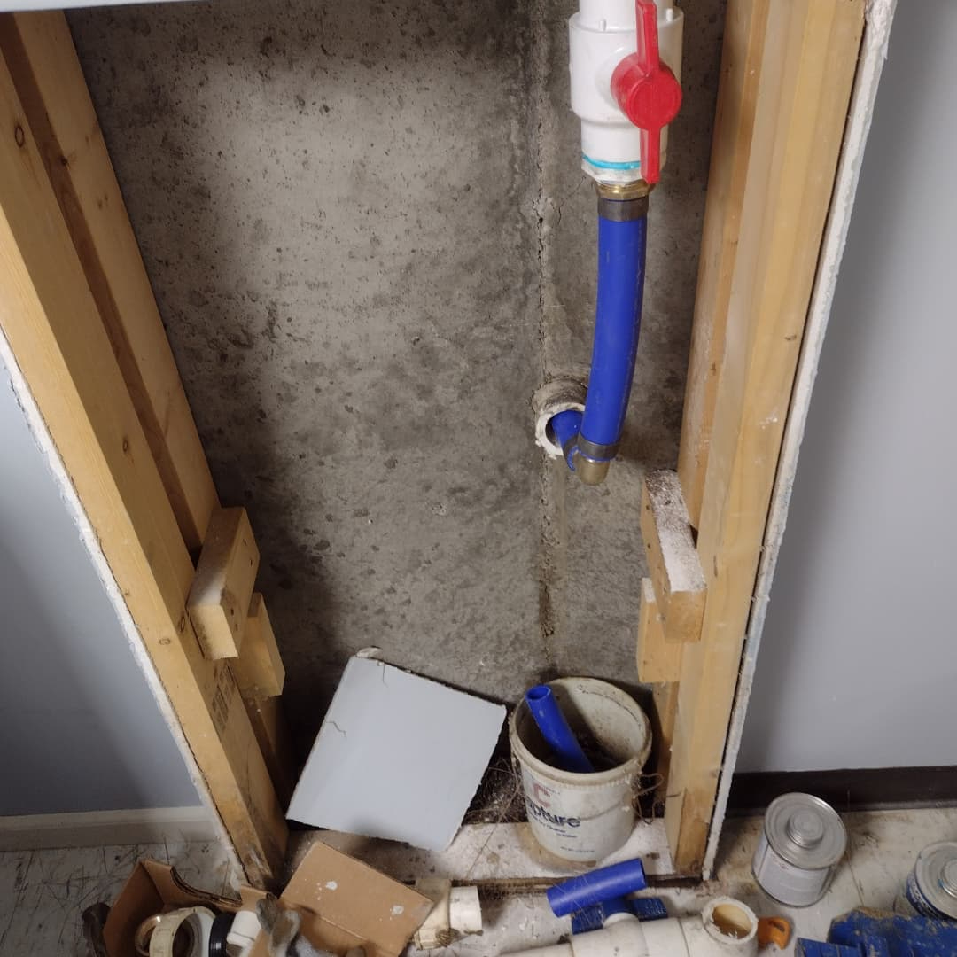 Rising Son Plumbing completed plumbing project