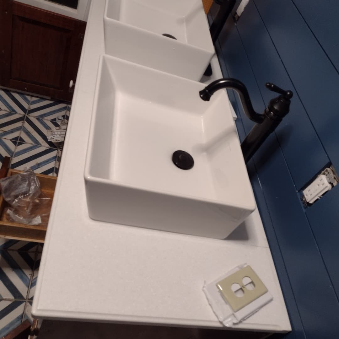 Rising Son Plumbing completed plumbing project