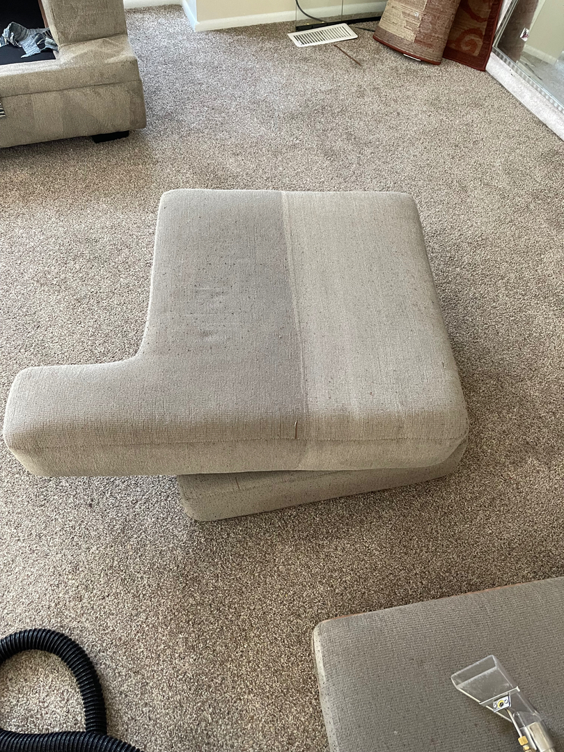 Professional couch cleaning and water damage restoration